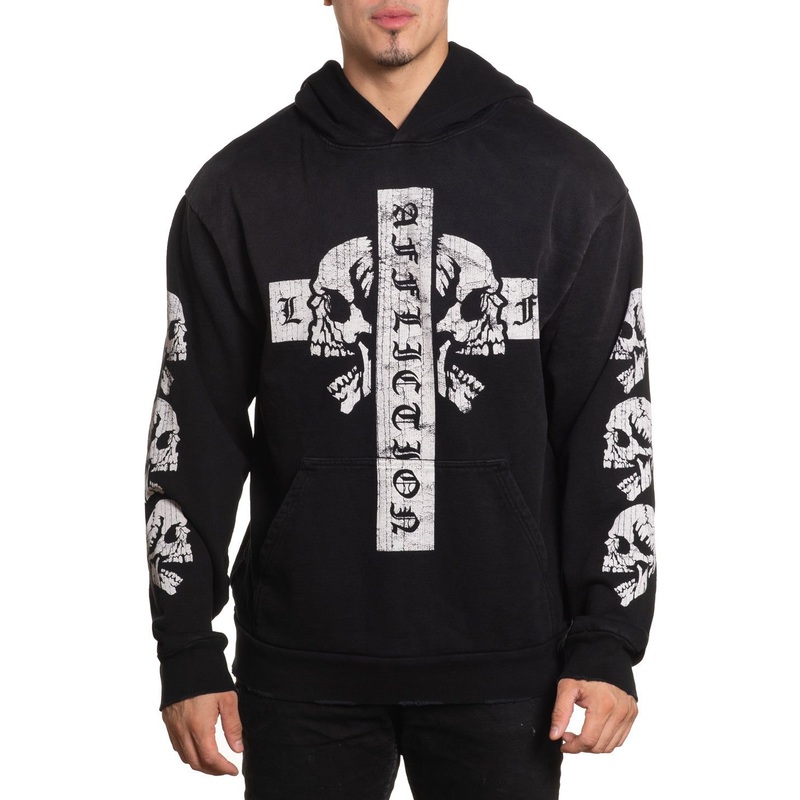 Free Mind Pull Over Hood|BLACK POTASSIUM WASH|XS|S|M|L|XL|2X|3X|4X