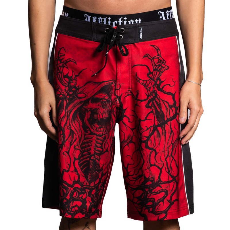 Misfit Sorrow Boardshort|RED/BLACK|27|28|29|30|31|32|33|34|36|38|40|42|44