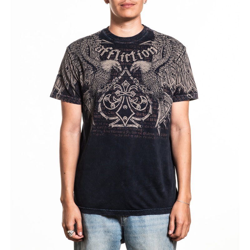Skyward Crown Tee|BLACK LAVA WASH|XS|S|M|L|XL|2X|3X|4X