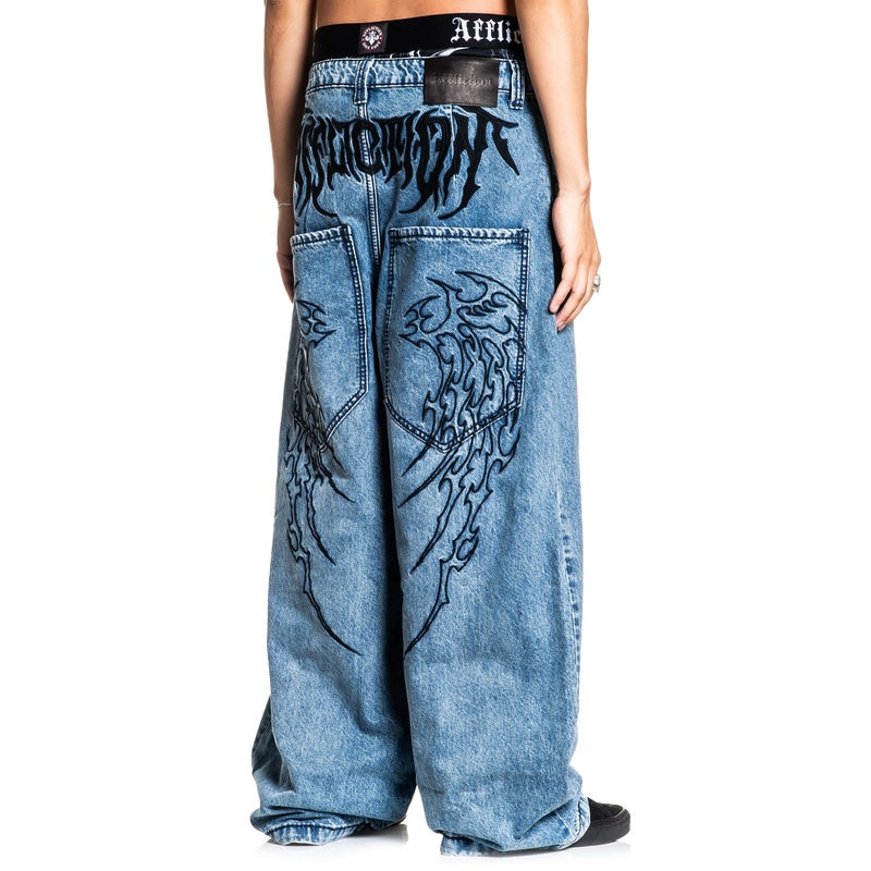 Tribal & Wings Denim|STONEWASH|27|28|29|30|31|32|33|34|36|38|40|42|44