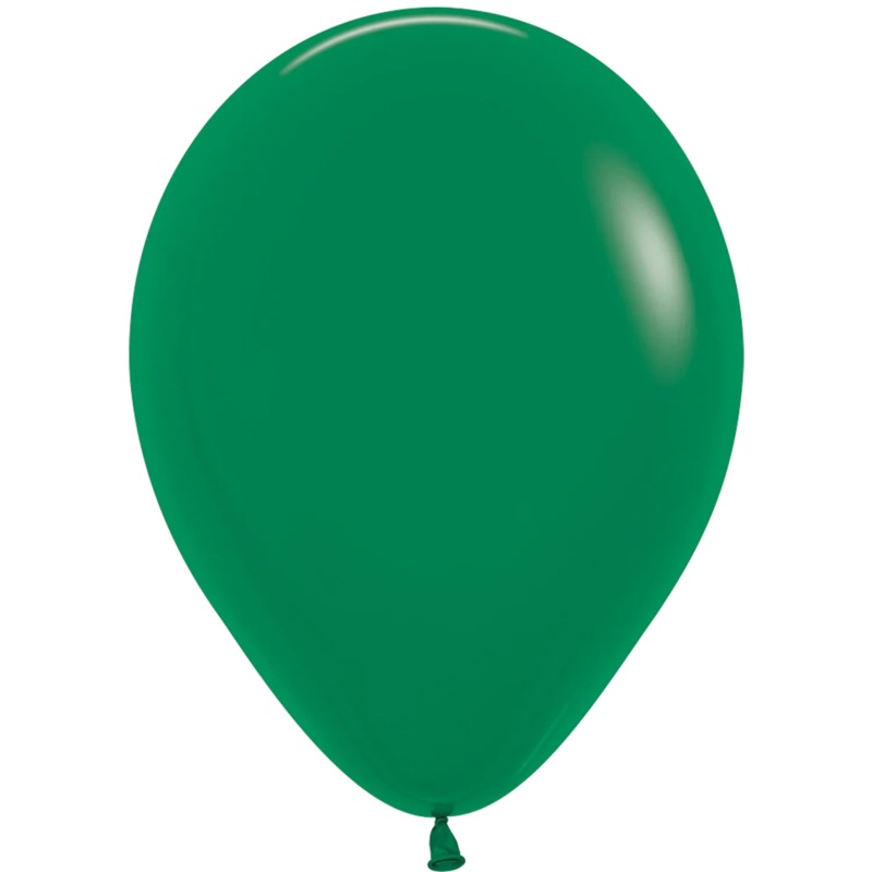 11 Sempertex Latex Balloon Pack, Forest Green | 100 ct