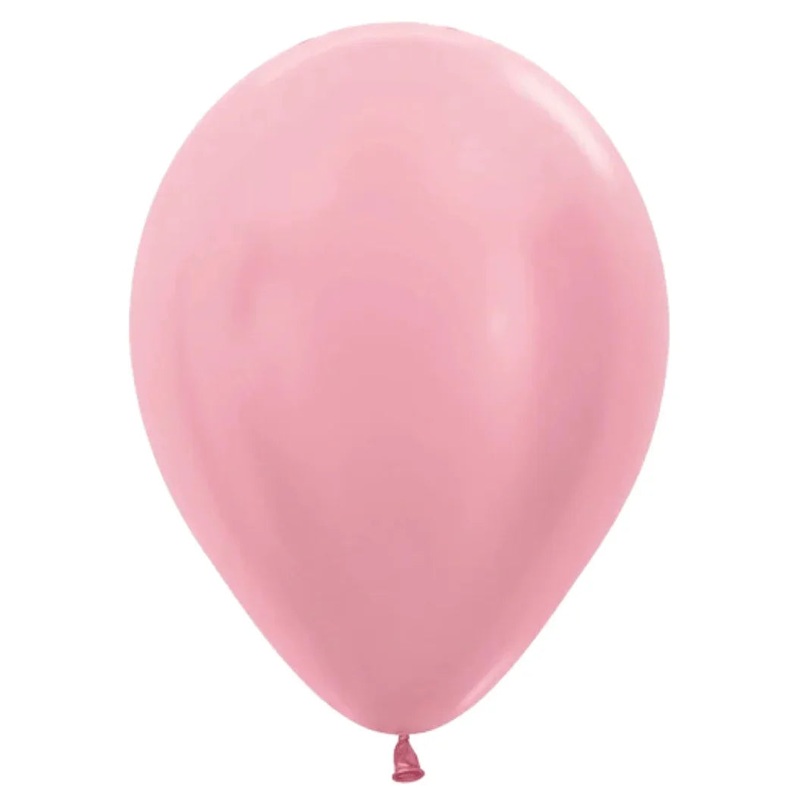 11 Sempertex Latex Balloon Pack, Pearl Pink | 100 ct