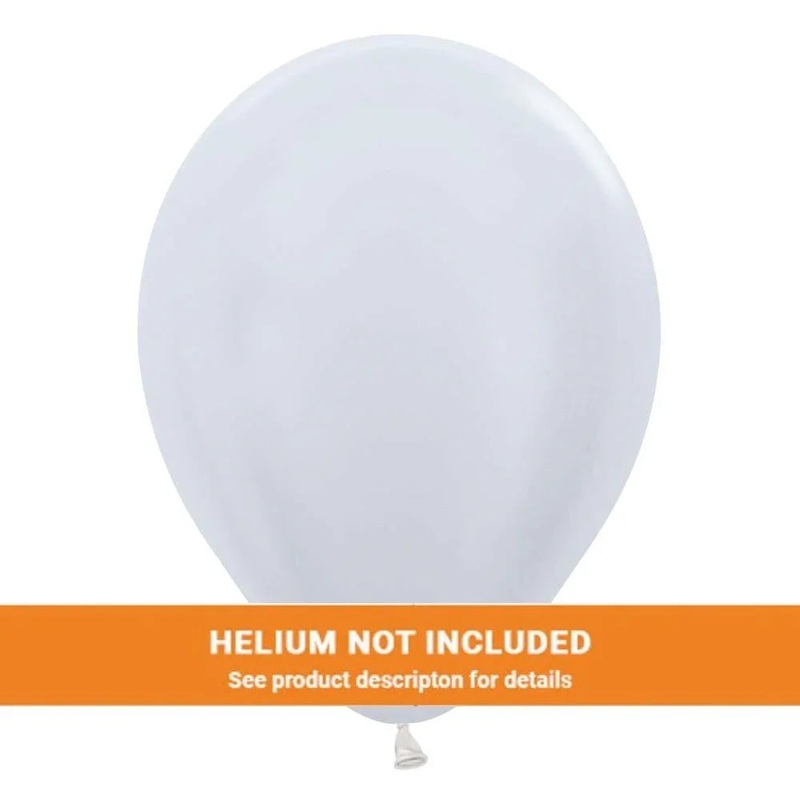 11 Sempertex Latex Balloon Pack, White | 100 ct