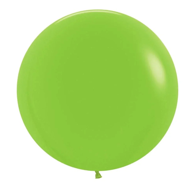 24 Sempertex Latex Balloon Pack, Lime Green | 10 ct