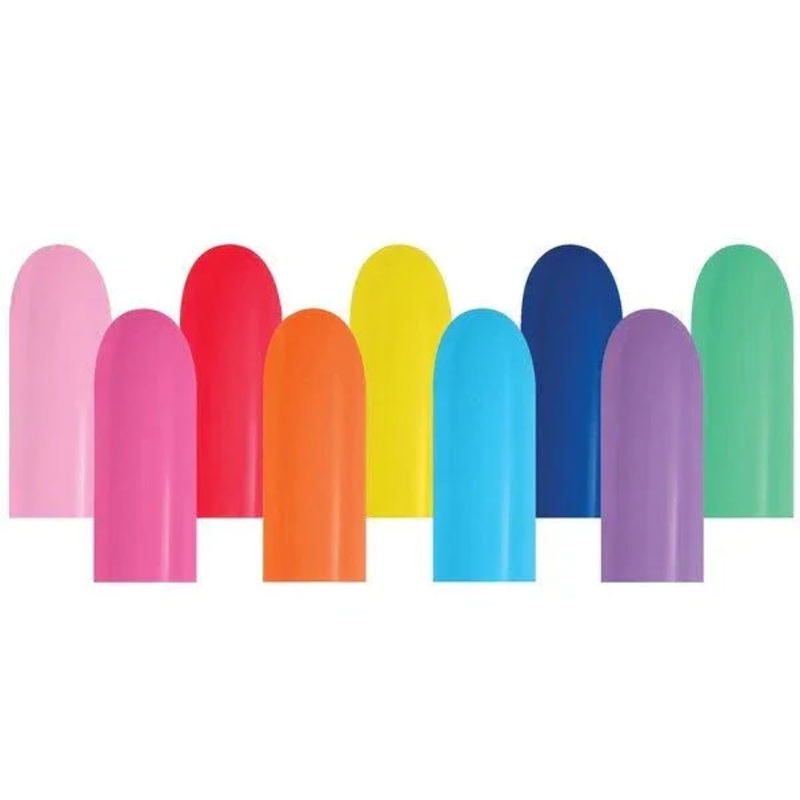 260 Sempertex Latex Balloon Pack, Fashion Assortment | 50 ct