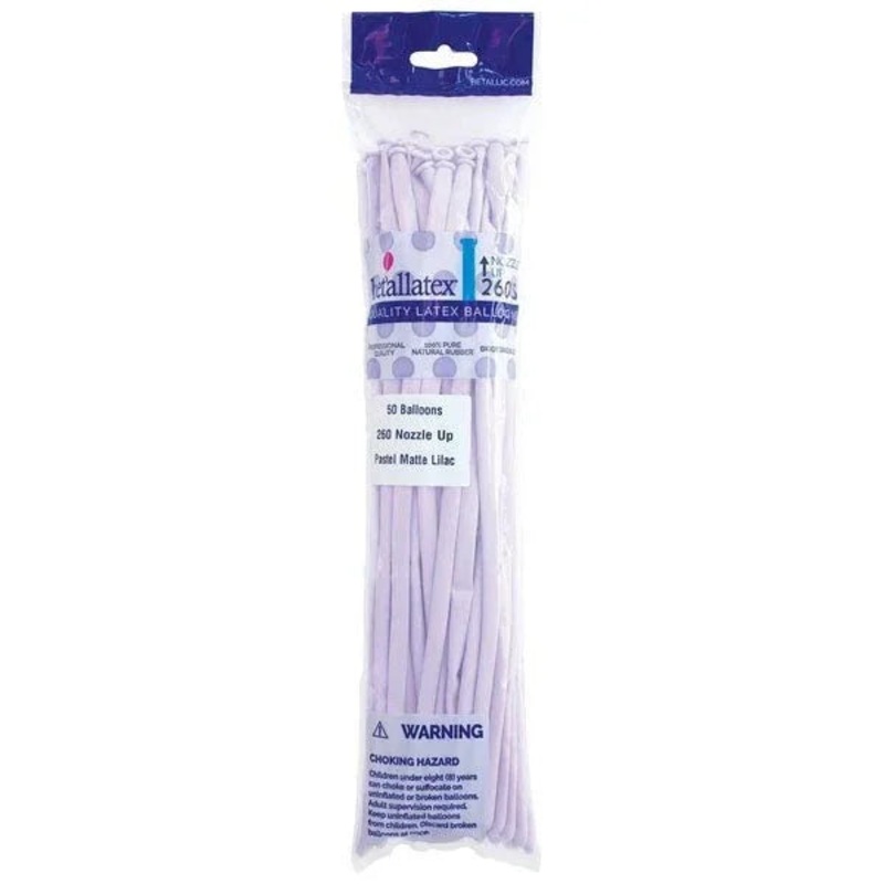 260 Sempertex Latex Balloon Pack, Lilac | 50 ct