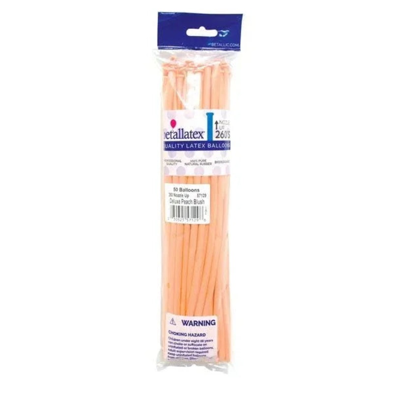 260 Sempertex Latex Balloon Pack, Peach Blush | 50 ct