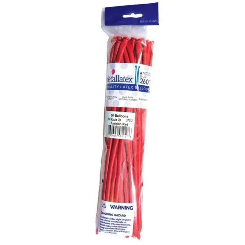 260 Sempertex Latex Balloon Pack, Red | 50 ct