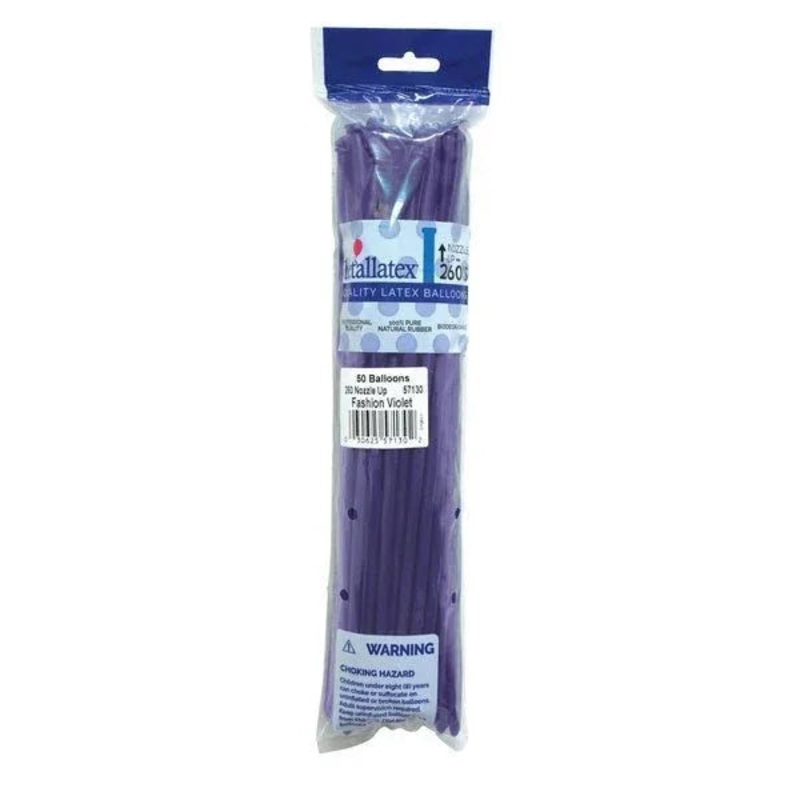 260 Sempertex Latex Balloon Pack, Violet | 50 ct