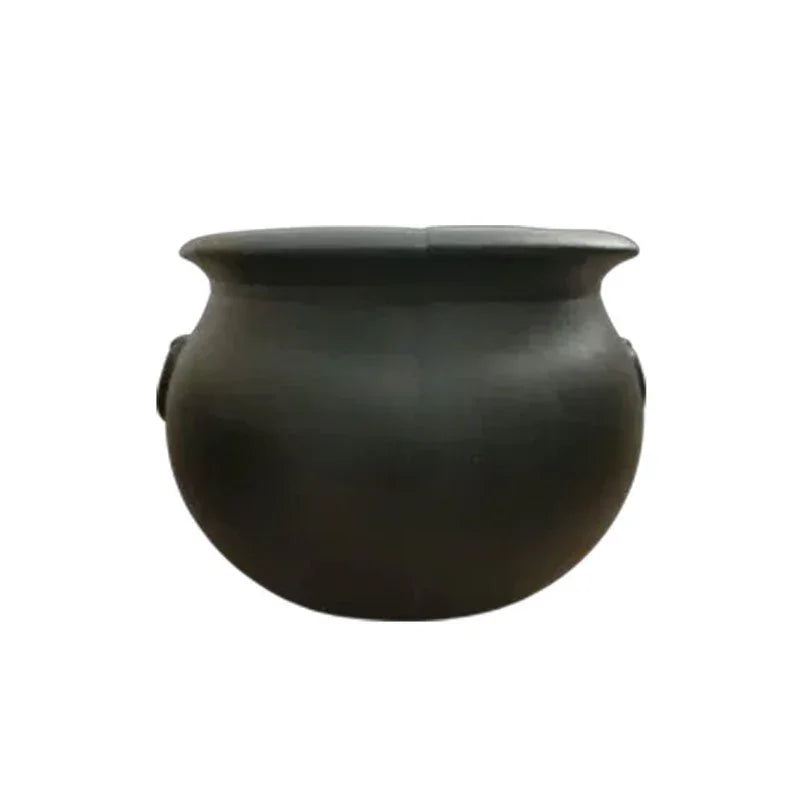Black Plastic Cauldron 12 | 1 ct