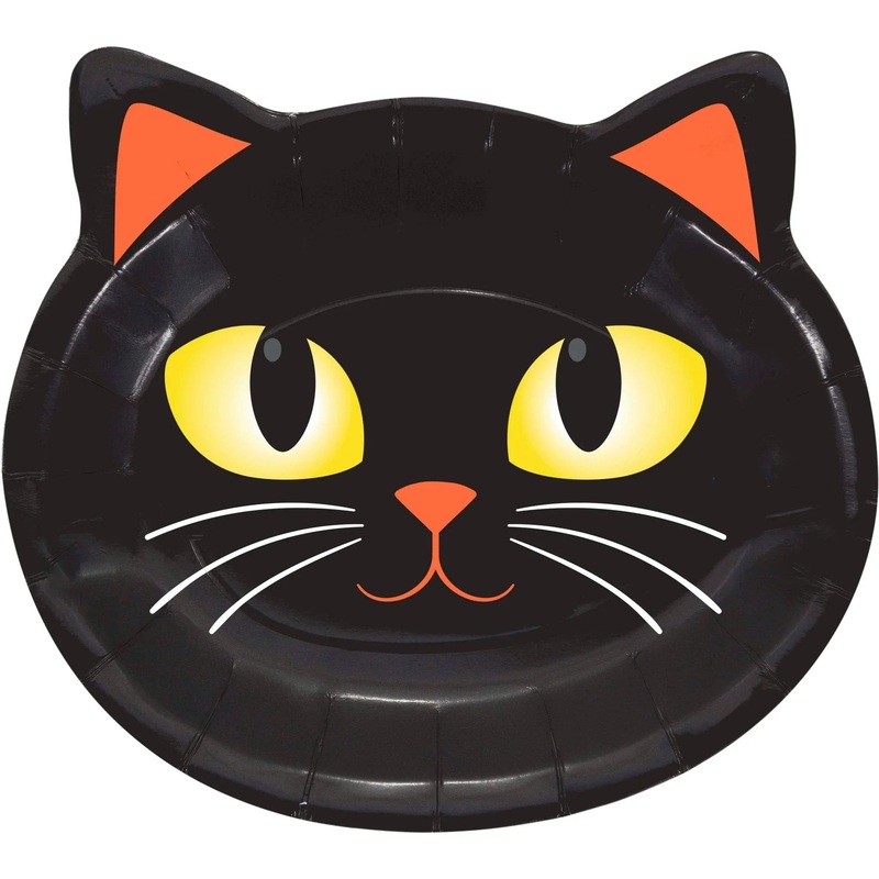 Cat Shaped Paper Plates 9 | 8 ct