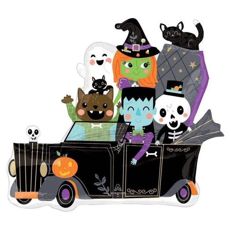 Halloween Monster Mingle Supershape Mylar Balloon 30 | 1 ct