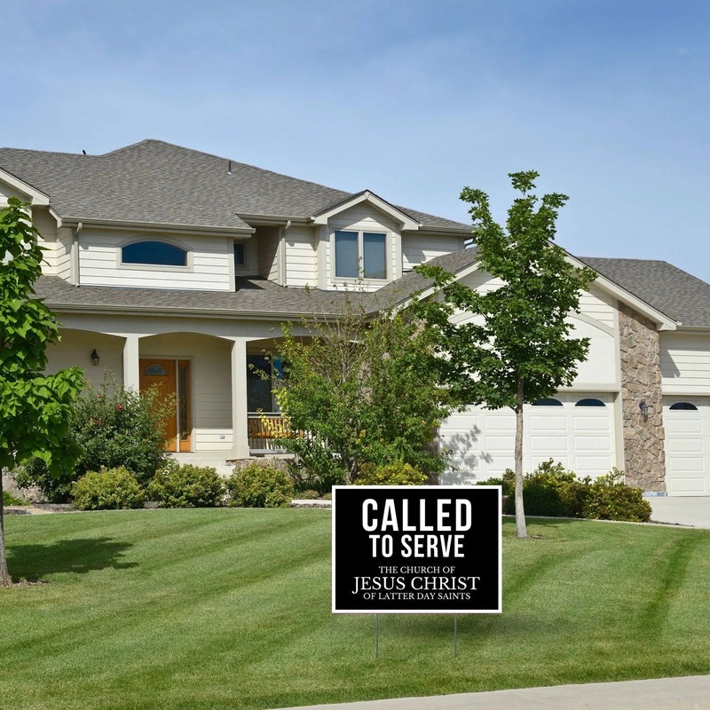 Missionary Called to Serve Yard Sign 24x 18 | 1 ct
