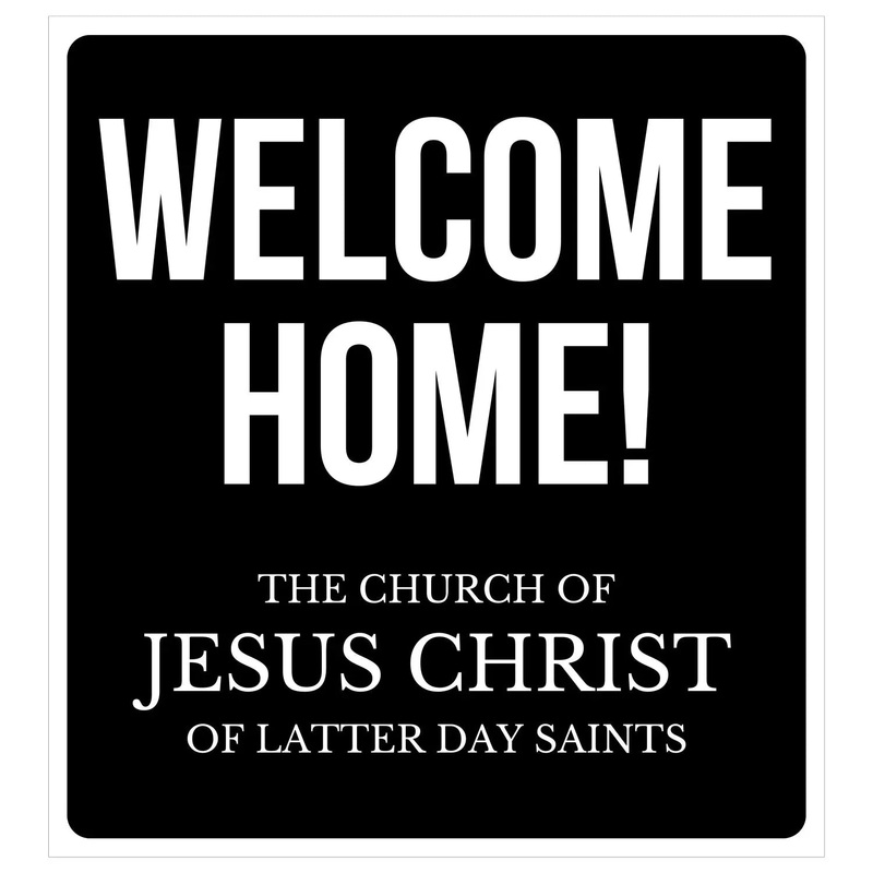 Missionary Welcome Home Banner 24x 26 | 1 ct