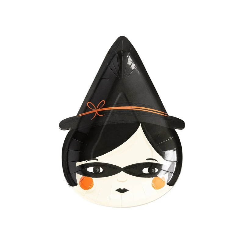 Witch Shaped Plate 10 | 8 ct