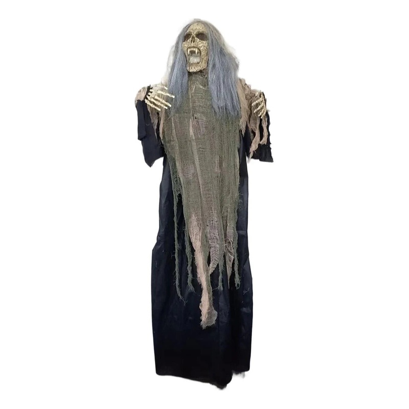 Animated Lightup Hanging Green Zombie 63 | 1 ct