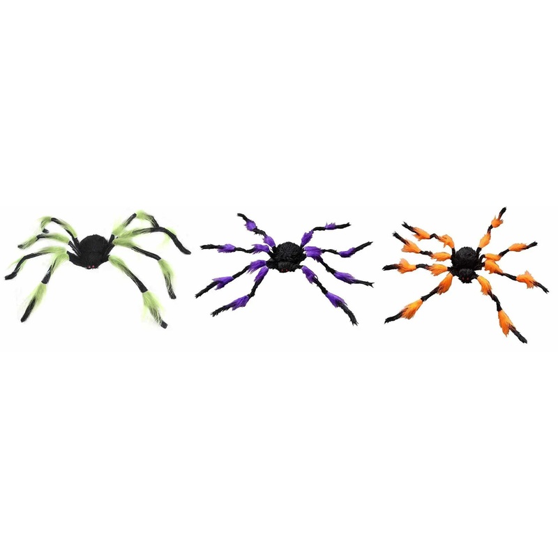 Assorted Furry Neon Spider 47 | 1 ct