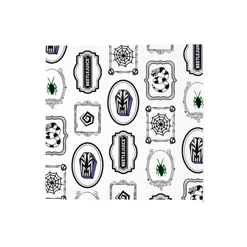 Beetlejuice X Bonjour Fete Large Napkins | 24 ct