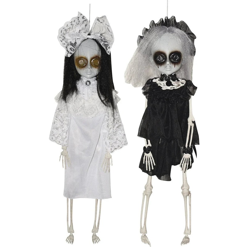 Black or White Dress Skeleton Doll 16 | 1 ct