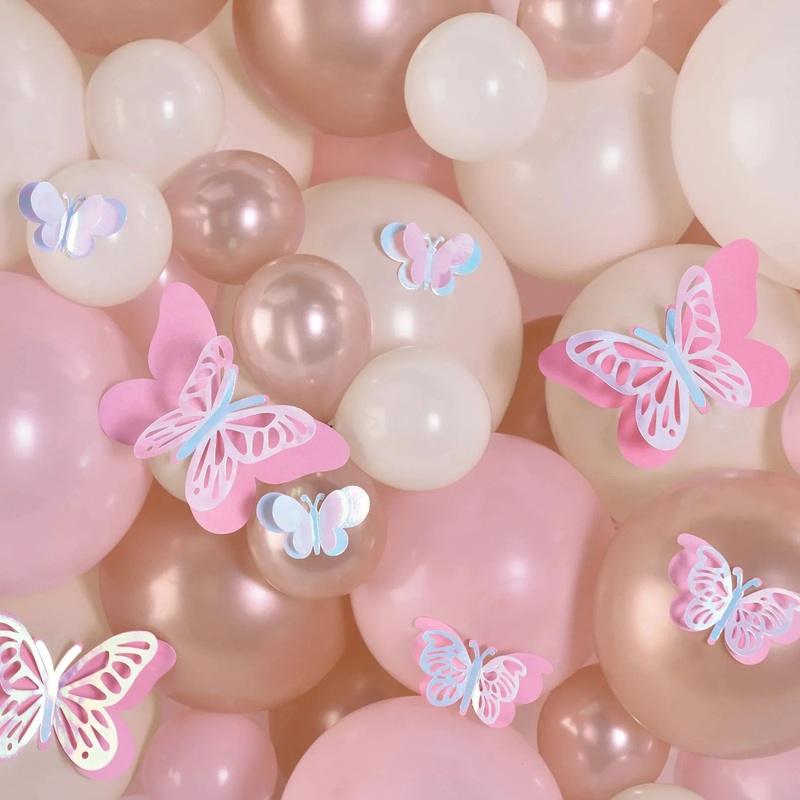Butterfly Accent Dcor Kit – Iridescent Pink | 1 ct