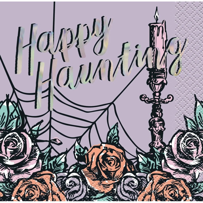 Happy Haunting Beverage Napkins | 16 ct