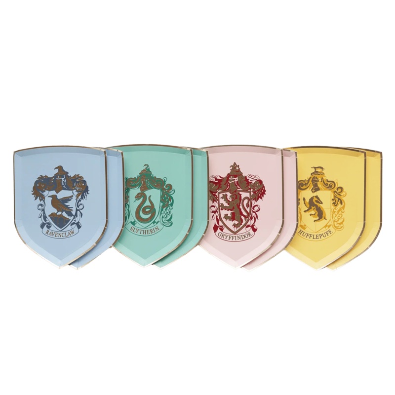 Harry Potter X Bonjour Fte House Pride Plates 7 | 8 ct