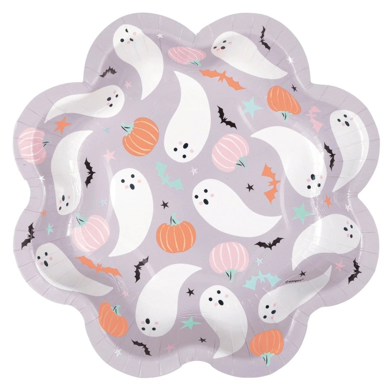 Hauntings Ghost & Pumpkins Plates 9 | 8 ct