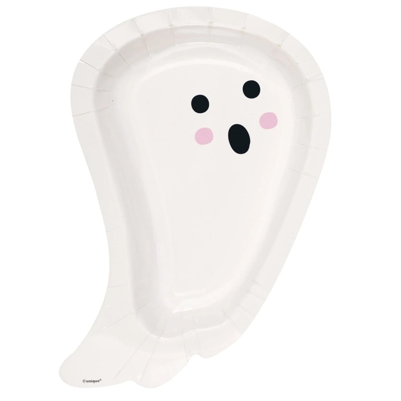 Hauntings Ghost Shaped Plates 9 | 8 ct