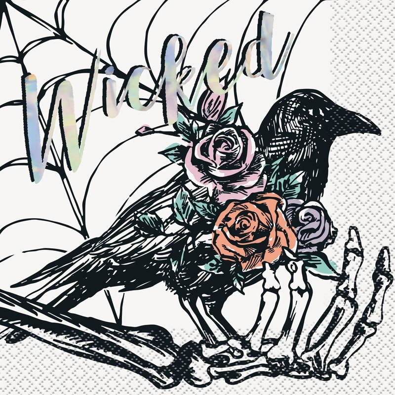 Hauntings Iridescent Lunch Napkins | 16 ct