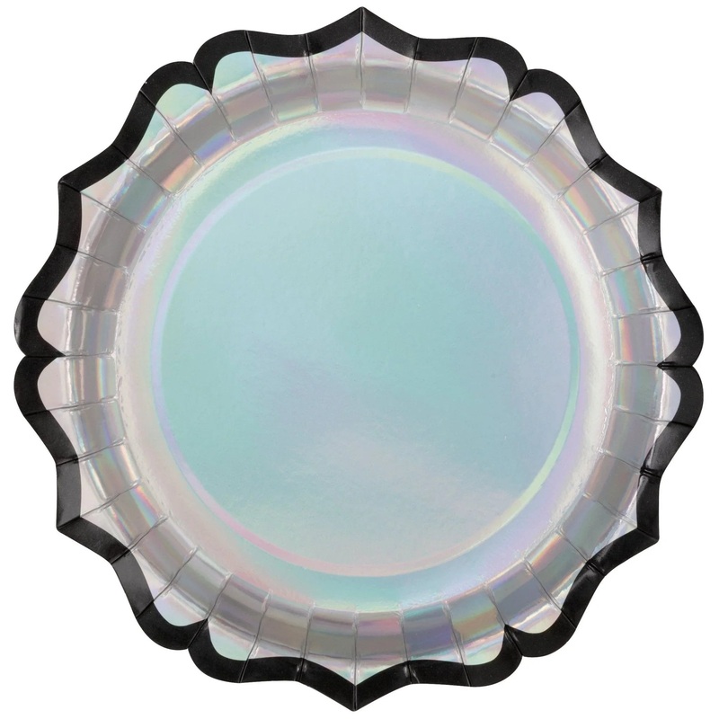 Hauntings Shaped Iridescent Paper Plates 8.25 | 8 ct