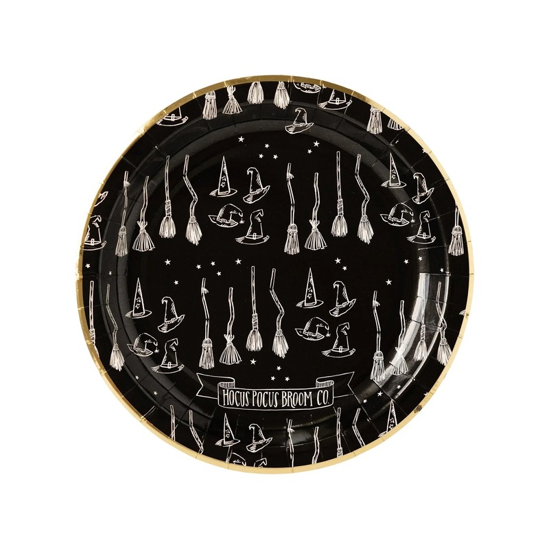 Hocus Pocus Broom Plate 9 | 1 ct