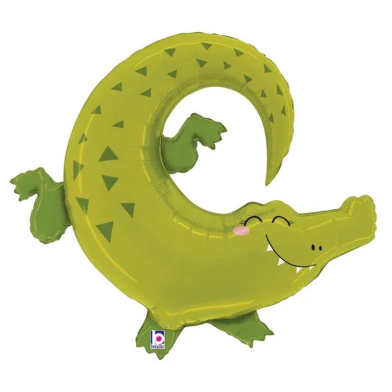 Jungle Alligator SuperShape Mylar Balloon 34 | 1ct