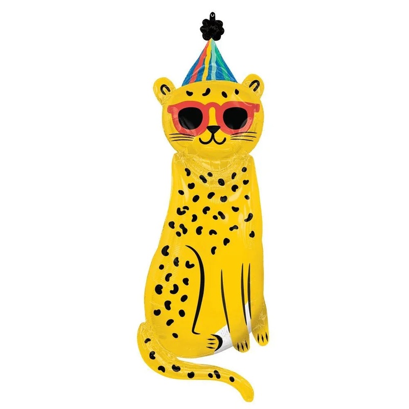 Party Animal SuperShape Mylar Balloon, Cheetah 45 | 1 ct
