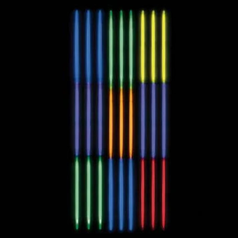 Tricolor Rainbow Glow Stick Mega Multi Pack 8 | 36 ct