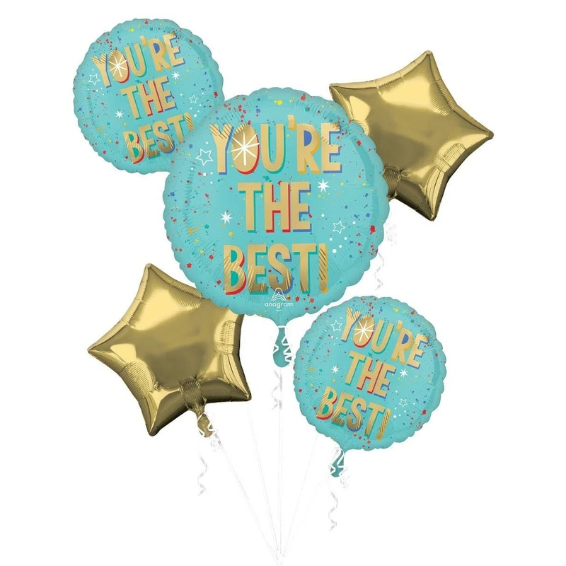 You’re The Best Splash Balloon Bouquet | 5 pcs