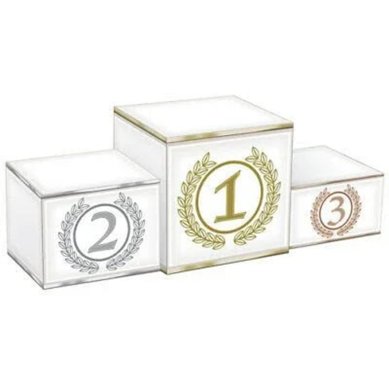 3D Olympic Podium Centerpiece | 1ct