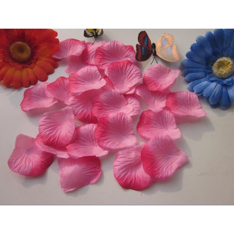 Fuchsia Fabric Rose Petals | 400 ct