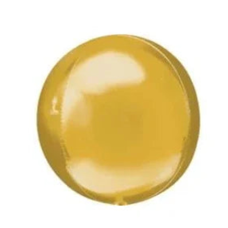 Gold Circle Orbz Balloon, 16 | 1 ct
