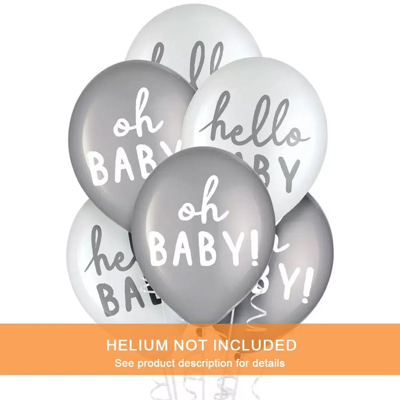 Hello Baby Soft Jungle Latex Balloon Pack, 12 | 15 ct