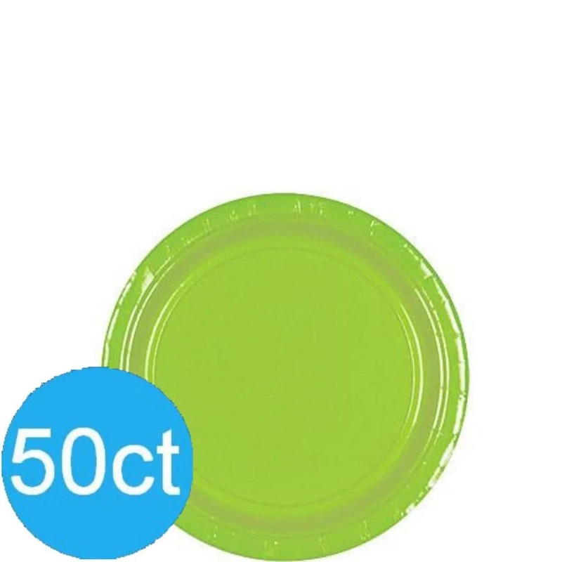 Kiwi Dessert Paper Plates 6.75”  | 50ct