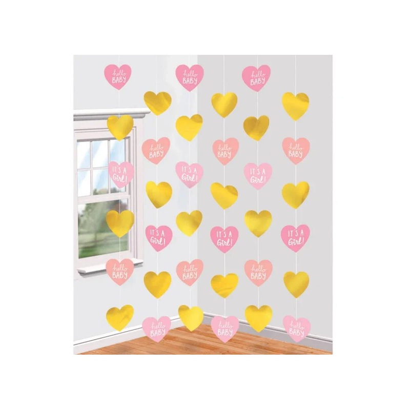 Oh Baby Girl String Decorations | 6pcs