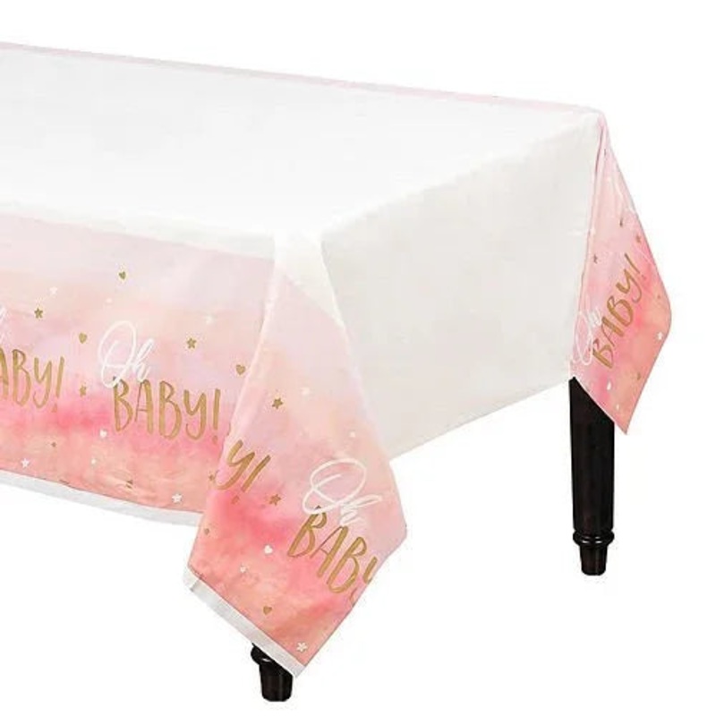 Oh Baby Girl Table Cover | 1ct
