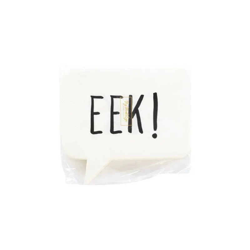 Halloween Frank & Mummy Eek! Shaped Lunch Napkins | 24Ct