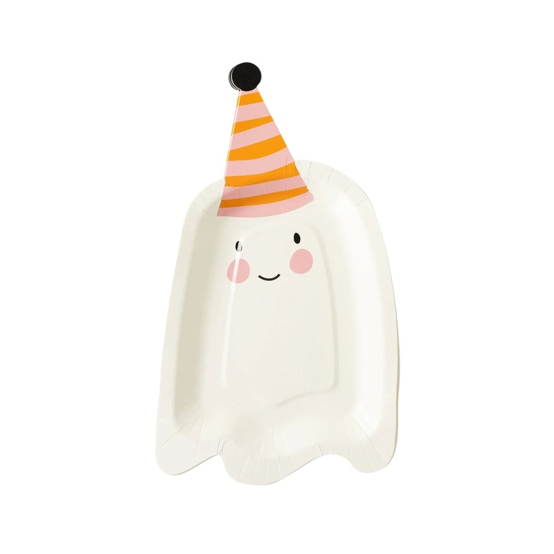 Halloween Ghoul Gang Ghost Shaped Paper Plates 11 | 8ct