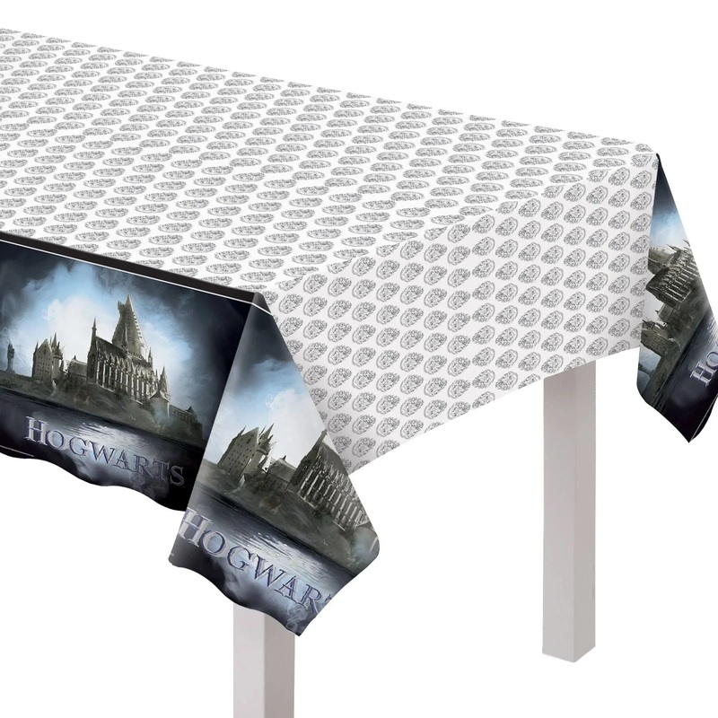 Halloween Harry Potter Hogwarts Plastic Tablecover 54×96 | 1ct