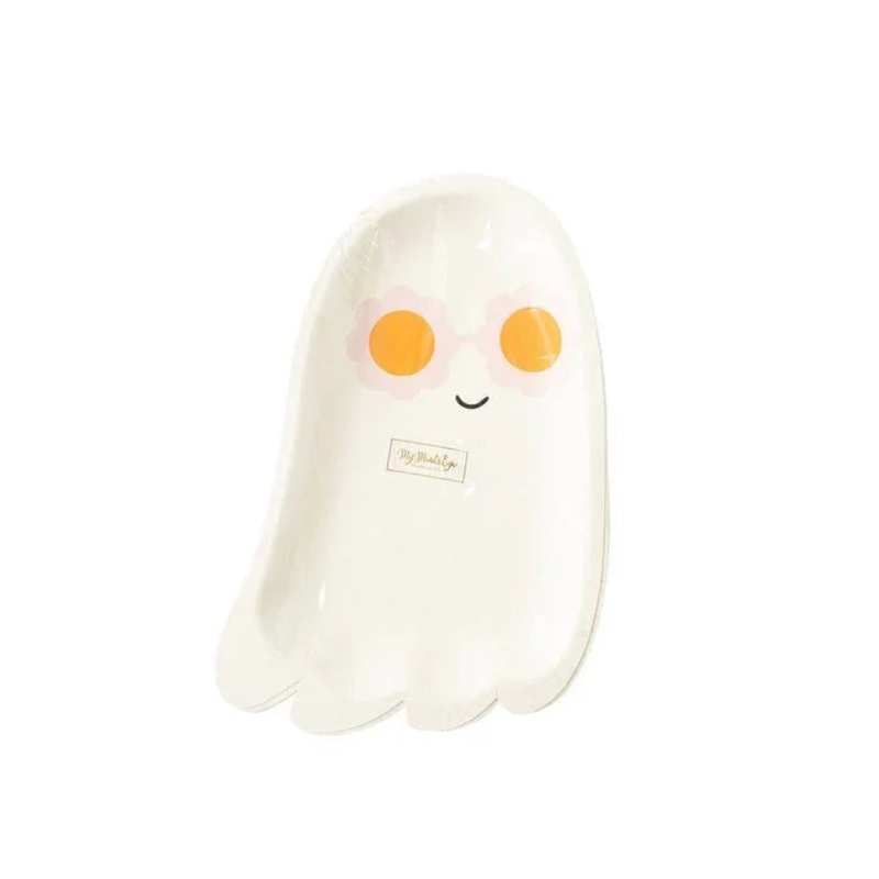 Halloween Hey Pumpkin Sunny Ghost Paper Plates 9 | 8ct