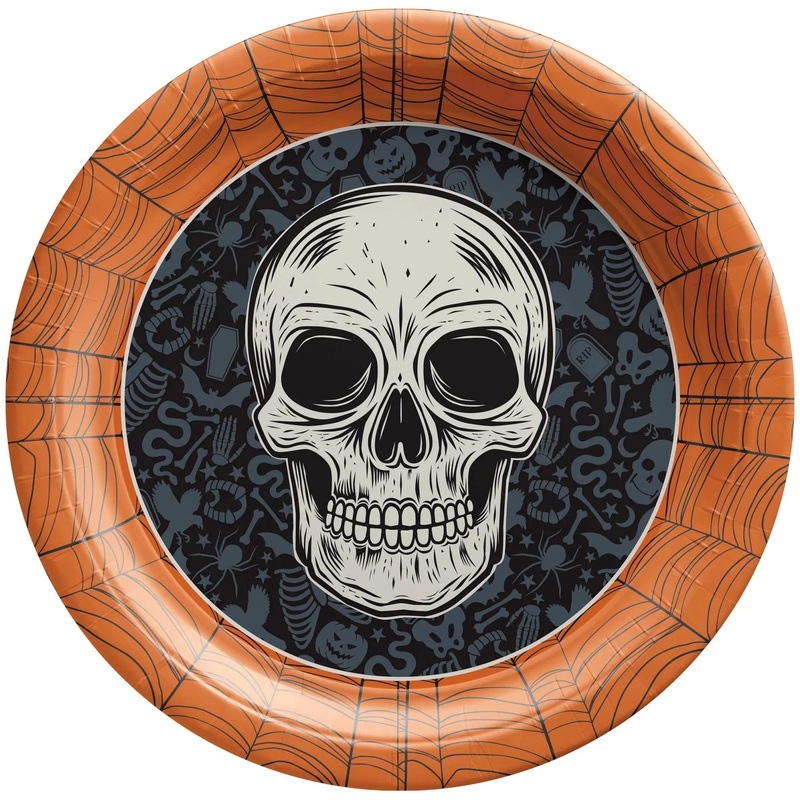 Halloween Wicked Hauntings Round Plates 10 | 20ct