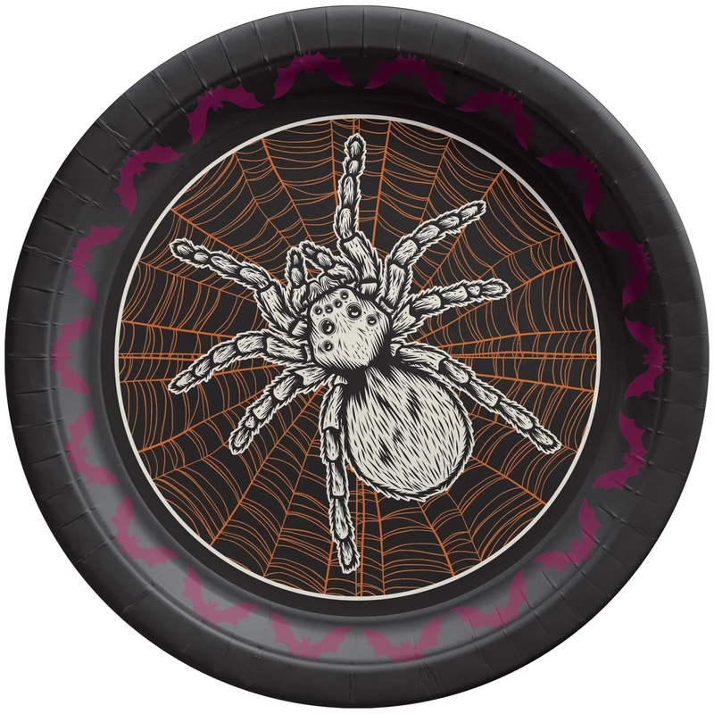 Halloween Wicked Hauntings Round Plates 7 | 20ct