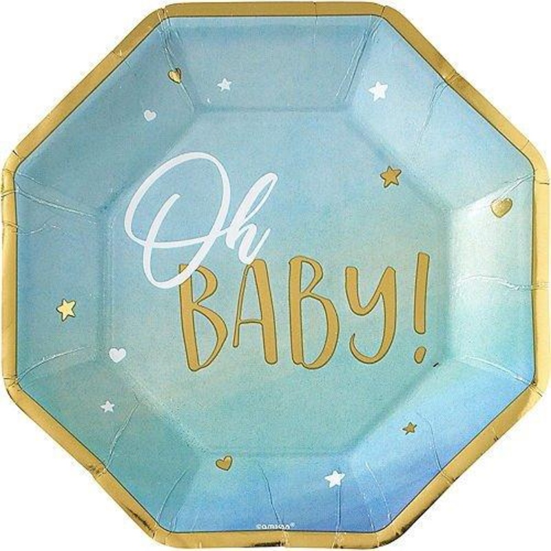 Oh Baby Boy Dinner Plates 10 | 8ct