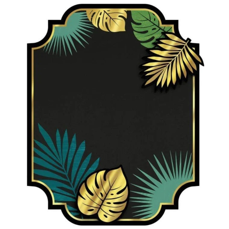 Tropical Chalkboard Easel Sign | 1ct